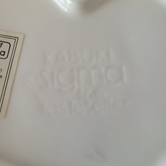 Vintage Kabuki Tastesetter by Sigma Fan Dancer Figurine Lidded Jar Marked - Picture 10 of 10